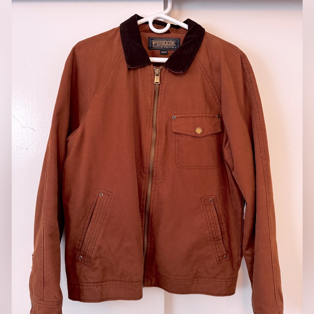 Men's Pendleton Canvas Trucker Jacket - image 1